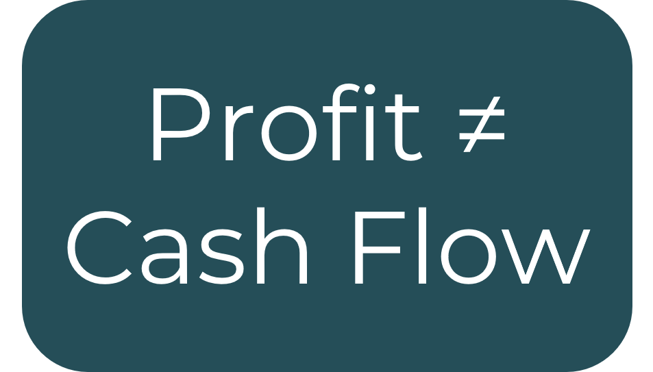 difference between cashflow and profit