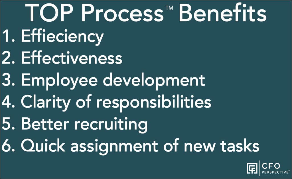 List of TOP Process Benefits